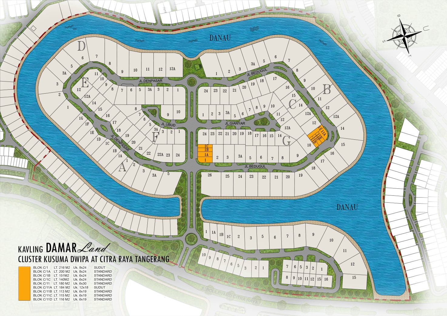 Masterplan Cluster Kusuma Dwipa