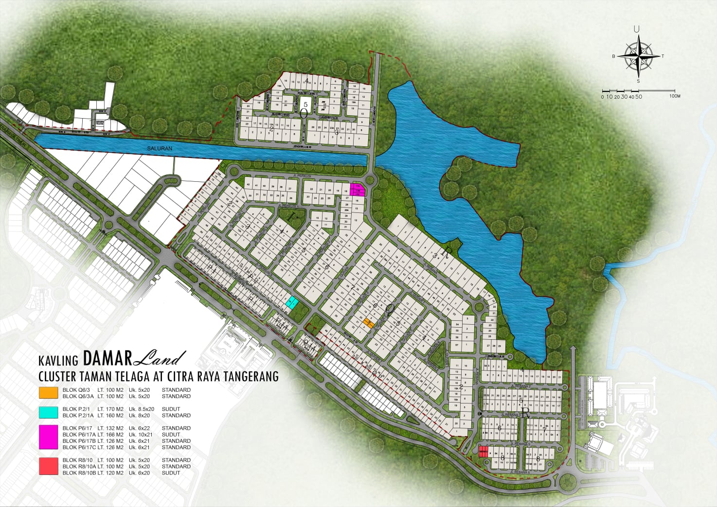 Masterplan Cluster Telaga Mediterania
