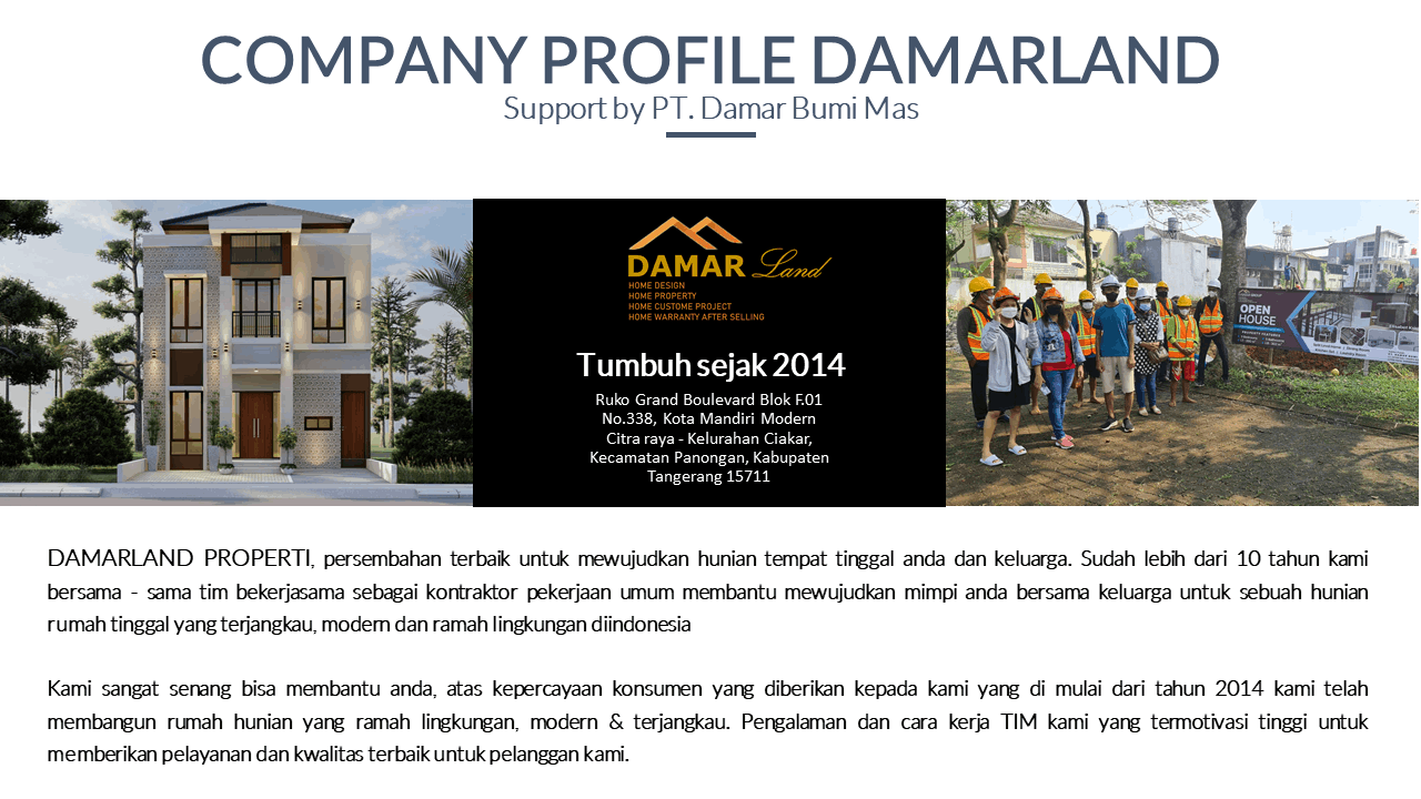 Company profile Damarland