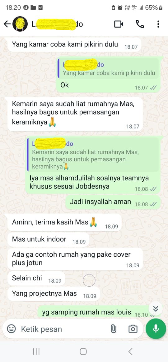 Testimoni pelanggan Damarland Indonesia