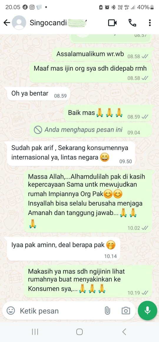 Testimoni pelanggan Damarland Indonesia